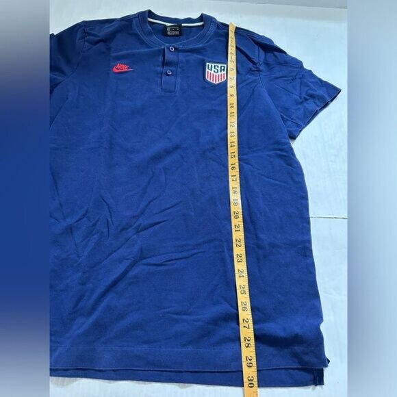 Nike Blue Men’s Soccer Shirt with US Crest size XL - Picture 8 of 8